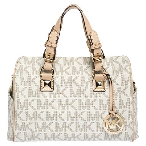 michael kors tasche wildleder beige|Michael Kors handbags.